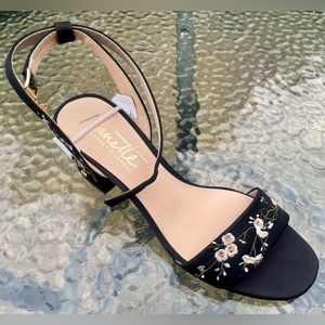 Nanette Lepore Ruby Two-Piece Block-Heel Sandals